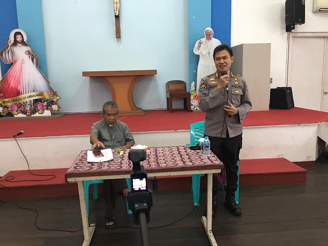 Persiapan Ibadah di Era New Normal, Keuskupan Agung Pontianak Diskusi Bersama Polda Kalbar