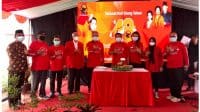 20210110_131041 PDI Perjuangan Kalbar Bagikan 661 Tumpeng