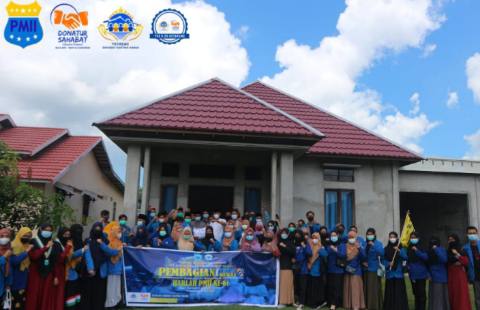 PMII Ketapang Bagikan Beras 1 Ton Dari Sahabat Untuk Ummat'