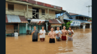 banjir perbatasan Sebanyak 80 Rumah Warga di Perbatsan Indonesia-Malaysia terdampak banjir