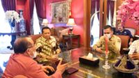 Ketua MPR RI Bambang Soesatyo saat menerima komisioner Komisi Informasi Publik (KIP) Kalimantan Timur, di Jakarta, Selasa (4/5/21). Ketua MPR RI Bambang Soesatyo saat menerima komisioner Komisi Informasi Publik (KIP) Kalimantan Timur, di Jakarta, Selasa (4/5/21).