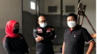 Ketua DPP PDI Perjuangan Sri Rahayu meninjau proses renovasi pembangunan Kantor DPD PDI Perjuangan Kalimantan Barat, Sabtu (19/6/2021).