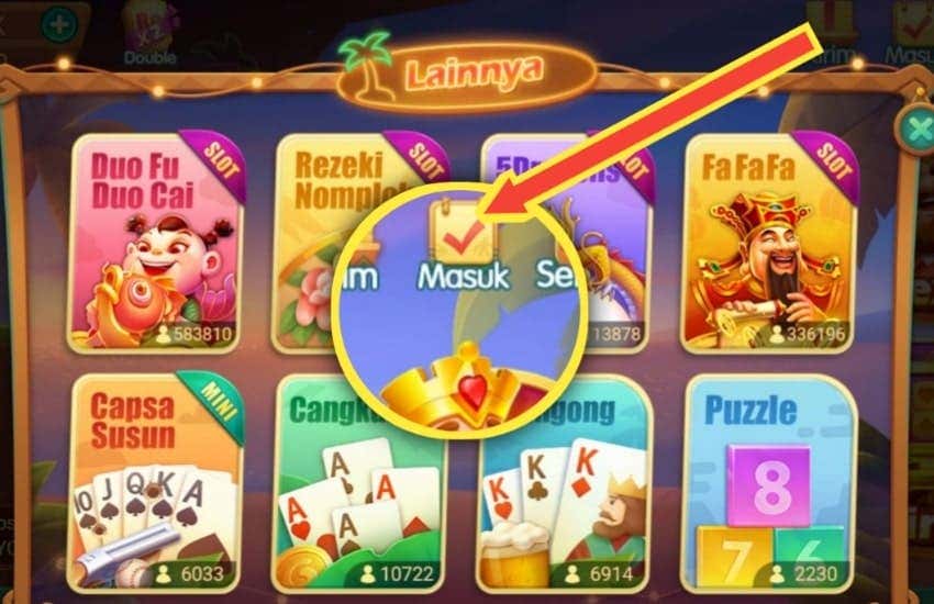 Tombol Kirim Higgs Domino