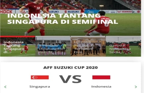 Indonesia singapura jadwal 2 vs leg Jadwal Pertandingan