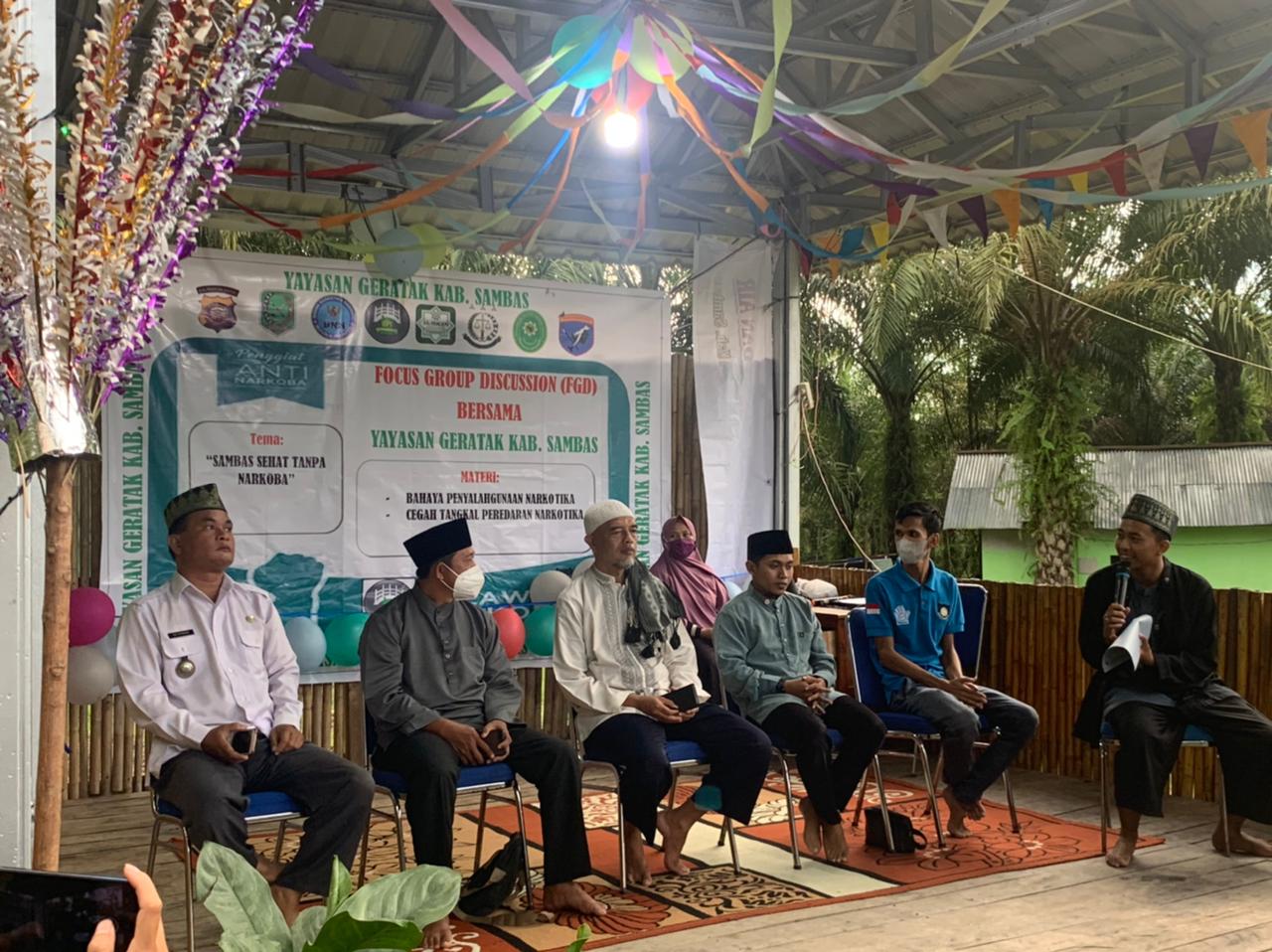 Deklarasi Klien Rehabilitasi Yayasan Geratak di Sambas