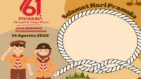 Download Twibbon Hari Pramuka 2022 Gratis: Link Bingkai, Gambar, Poster ke-61 Tahun