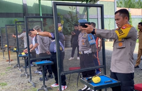 Polres Kubu Raya Gelar Lomba Menembak Dengan Forkopimda