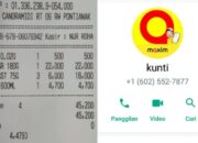 Struk Pembelanjaan Indomaret