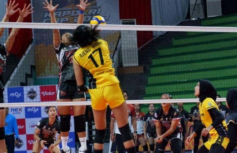 Memasuki Babak 8 Besar Kapolri Cup 2023, Semarak Gor Pangsuma Pontianak Bergejolak