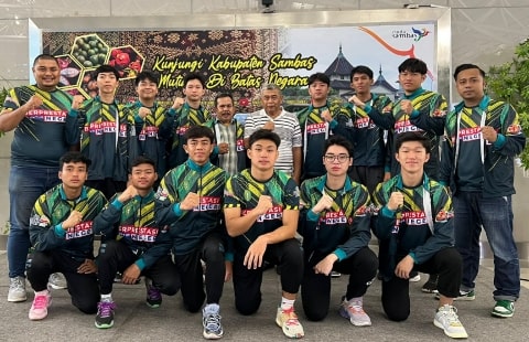 Dampingi Atlet Pelajar di Popnas XVI Tahun 2023, Ketum KONI Kota Pontianak Tunjukkan Peran Pembinaan Cabang Olahraga