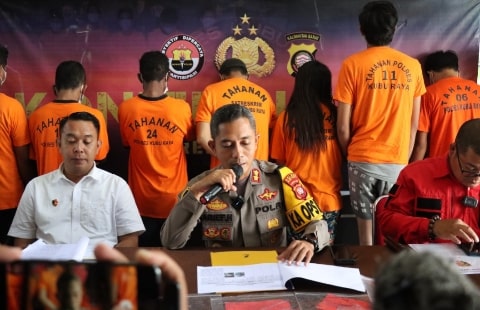 Polisi Tangkap 11 Pelaku Pembakar Lahan di Kubu Raya
