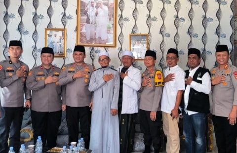 Pimpinan Ponpes Daarul Falah Ciamis Dukung Polri Wujudkan Pemilu Damai