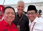 Lasarus, Ganjar Pranowo dan Mahfud MD Lasarus, Ganjar Pranowo dan Mahfud MD.