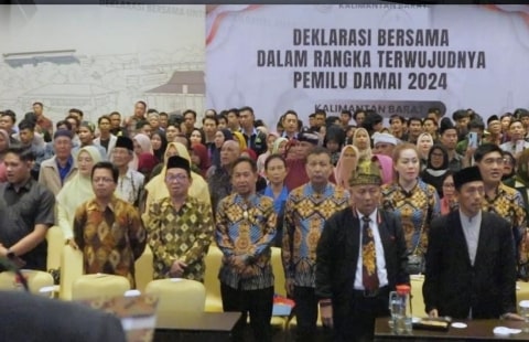 FKUB Kalbar dan Ratusan Elemen Masyarakat Deklarasi Pemilu Damai 2024