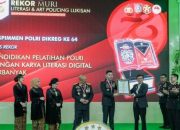 Sespim Lemdiklat Polri Gelar Kegiatan Pemberian Rekor MURI Untuk Literasi dan Art Policing Lukisan