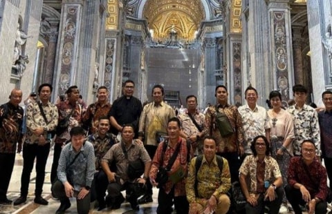 Kunjungi Vatikan, Ansor dkk Memulai Promosi Dokumen Abu Dhabi
