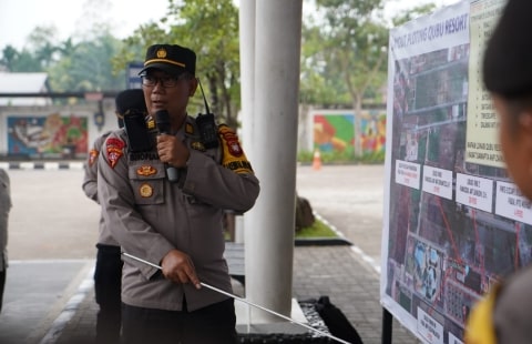 177 Personel Gabungan Amankan Debat Paslon di Pilkada Kubu Raya