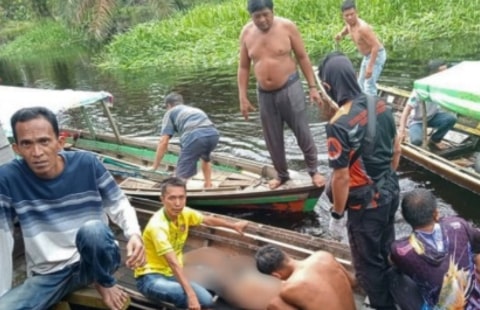 Pria Yang Hilang Saat Mencari Ikan di Sungai Landak Ditemukan Meninggal Dunia
