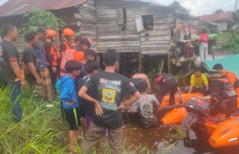 Tenggelam di Sungai Malaya, Tim SAR Gabungan Temukan Lansia Meninggal Dunia