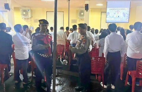 Sinergi Polri dan TNI di Kubu Raya, Pastikan Ibadah Paskah Aman Tanpa Gangguan