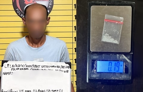 Pengedar Sabu di Sungai Kakap Berhasil Ditangkap Polisi