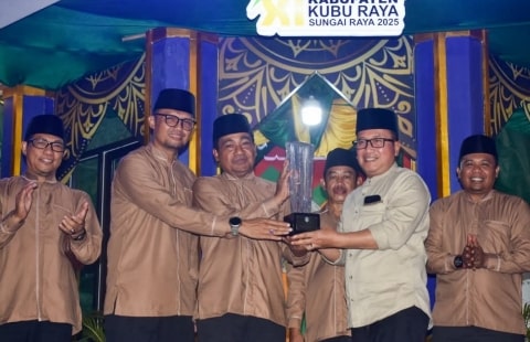 Bupati Sujiwo Resmi Tutup MTQ XI Kubu Raya, Kafilah Sungai Kakap Raih Gelar Juara