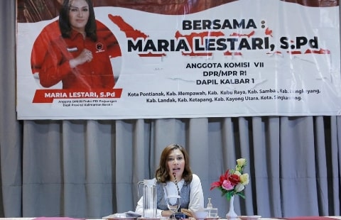 Maria Lestari Ajak Pelaku UMKM dan Pemuda Kalbar Bumikan Nilai-nilai Kebangsaan