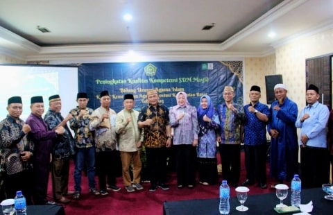 DWP Kanwil Kemenag Kalbar Hadiri Kegiatan Peningkatan Kualitas SDM Masjid