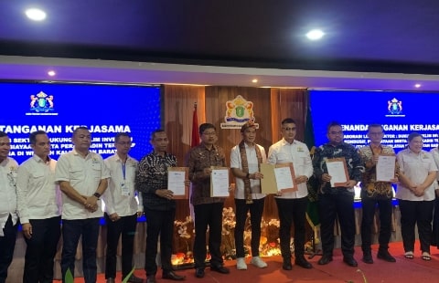 Dukung Ekonomi Daerah, KADIN Kalbar Rakerprov Dan Gandeng Mitra Lewat Penandatanganan MoU