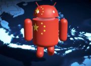 Cina Indonesia Foto ilustrasi: Icon Android bendera Cina dengan belakangnya peta Indonesia.