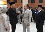 Sujiwo Lantik Harmawan Sebagai Direktur Perumda Air Minum Tirta Raya 2025-2030