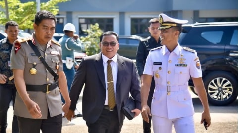 Wabup Sukiryanto Hadiri Sertijab Danlantamal XII Pontianak