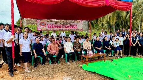 Sekolah Minggu Buddha Lentera Dharma Sungai Duri Bengkayang Resmi Dibangun