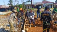 Gedung PAC GP Ansor Seluas Dibangun Bersama, Gotong Royong Jadi Kunci Kekompakan