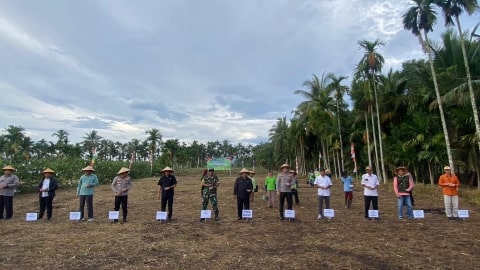 Penanaman Jagung Serentak di Kubu Raya, Polri Dilibatkan Aktif dalam Pengawalan Pangan