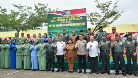 Bupati Kubu Raya Sujiwo Apresiasi Bakti Sosial HUT Kodam XII/Tanjungpura