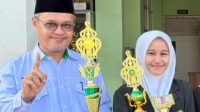 Raya Salsabila Harumkan Nama MAN 1 Pontianak, Juara 1 MTQ 5 Juz Ma’atilawah Tingkat Kota