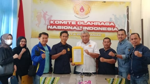 Dana Pembinaan Cabor Resmi Disalurkan, KONI Pontianak Fokus Cetak Atlet Berprestasi