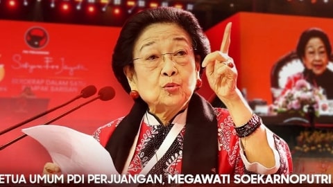Ketua Umum PDI Perjuangan, Megawati Soekarnoputri