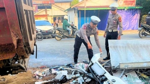Pejalan Kaki Tewas Tertabrak Honda Brio di Kubu Raya