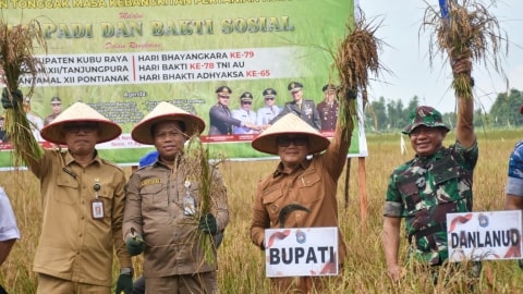 Sujiwo Ajak Semua Pihak Bangkitkan Pertanian Kubu Raya
