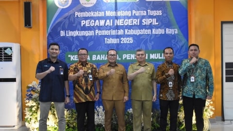 147 PNS Kubu Raya Purnatugas, Bupati Sujiwo Beri Pesan Inspiratif