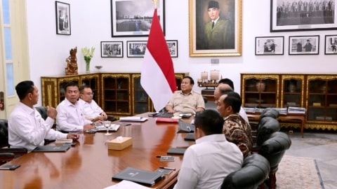 Presiden Prabowo Subianto memanggil sejumlah tokoh penting ke Istana Merdeka, Jakarta, pada Selasa malam, 12 Agustus 2025. Foto: BPMI Setpres/