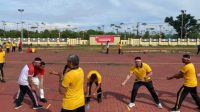 Polres Kubu Raya Gelar Lomba Tarik Tambang, Semangat Kemerdekaan Menggema