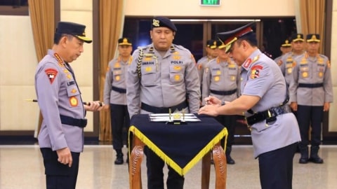 Kapolri Lantik Komjen Dedi Prasetyo Jadi Wakapolri