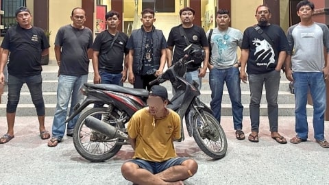 Modus Pinjam Antar Rokok, Pria di Kubu Raya Gasak Motor Warga