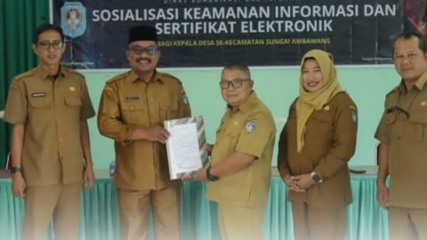 Pemkab Kubu Raya Dorong Kepala Desa Terapkan Sertifikat Elektronik