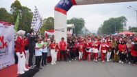 HUT RI dan Haornas 2025, Fun Walk Pontianak Disambut Meriah Ribuan Peserta