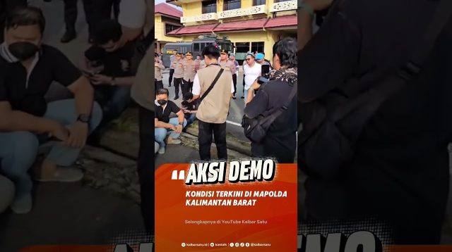 Video: Kondisi Terkini Aksi Demo di Mapolda Kalbar pada Sabtu, 30 Agustus 2025