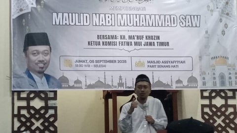 Remaja Masjid Asy-Syafi’iyah Gelar Maulid Nabi, Hadirkan KH. Ma’ruf Khozin